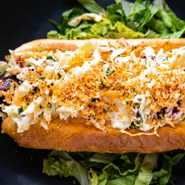 Asian Slaw Dog.