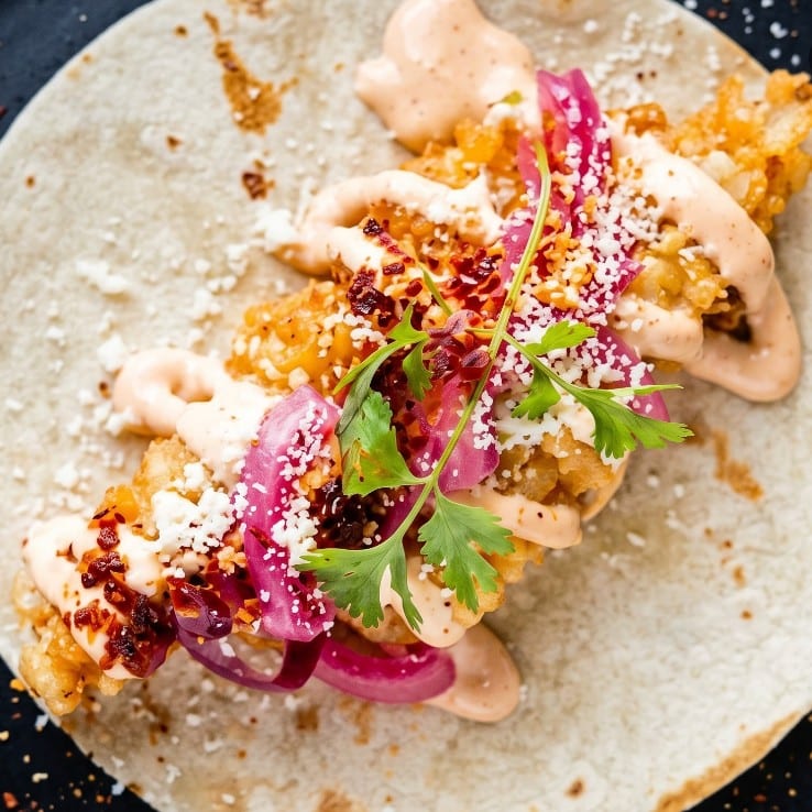 Jerk Chicken Taco.